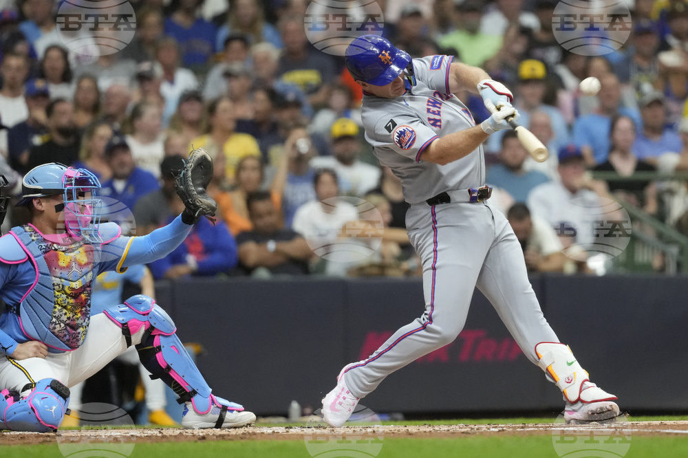 Mets Brewers Baseball