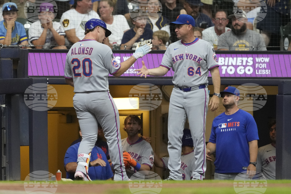 Mets Brewers Baseball