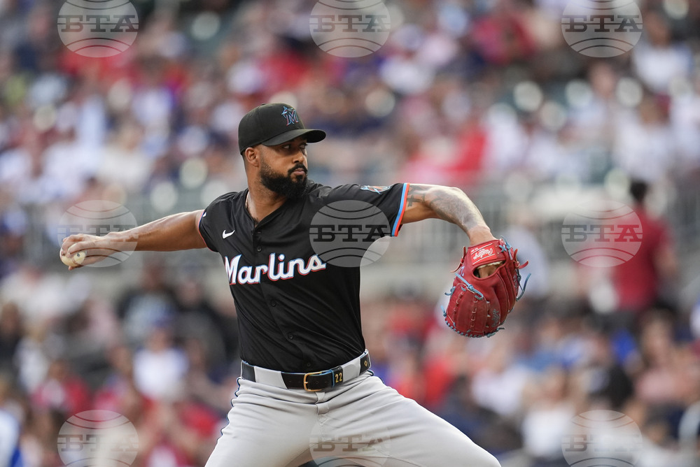Marlins Braves Baseball