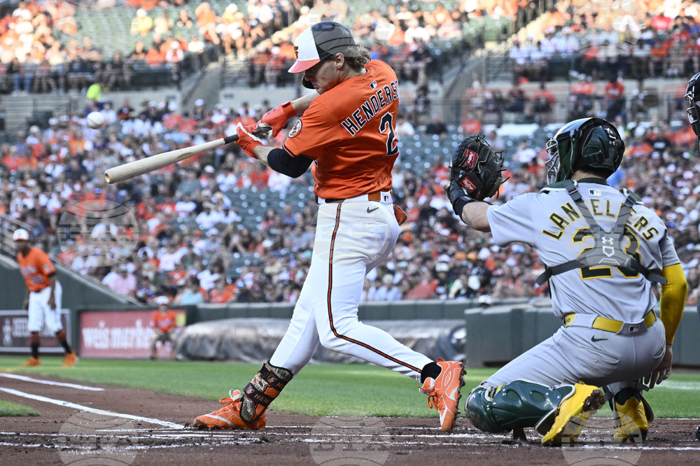 Athletics Orioles Baseball