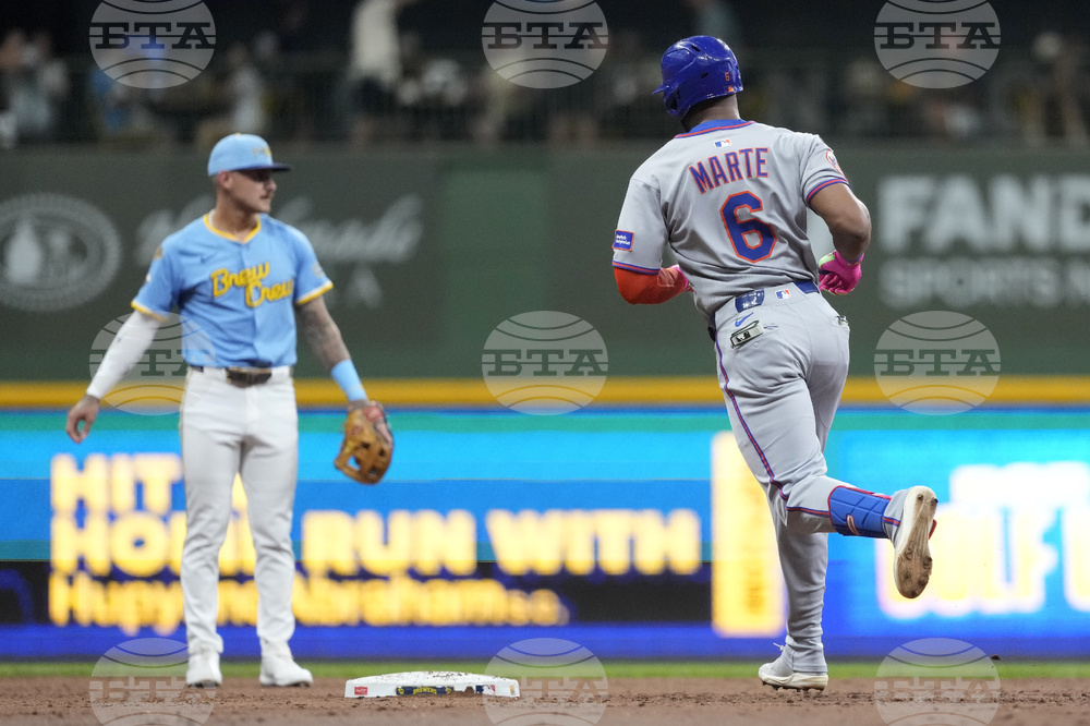 Mets Brewers Baseball