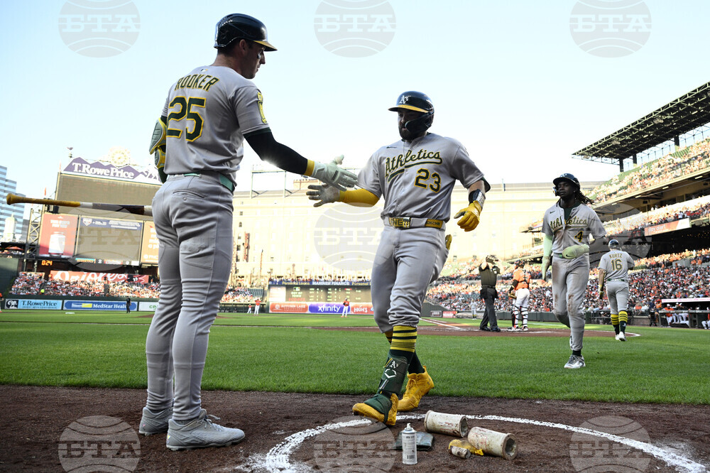 Athletics Orioles Baseball