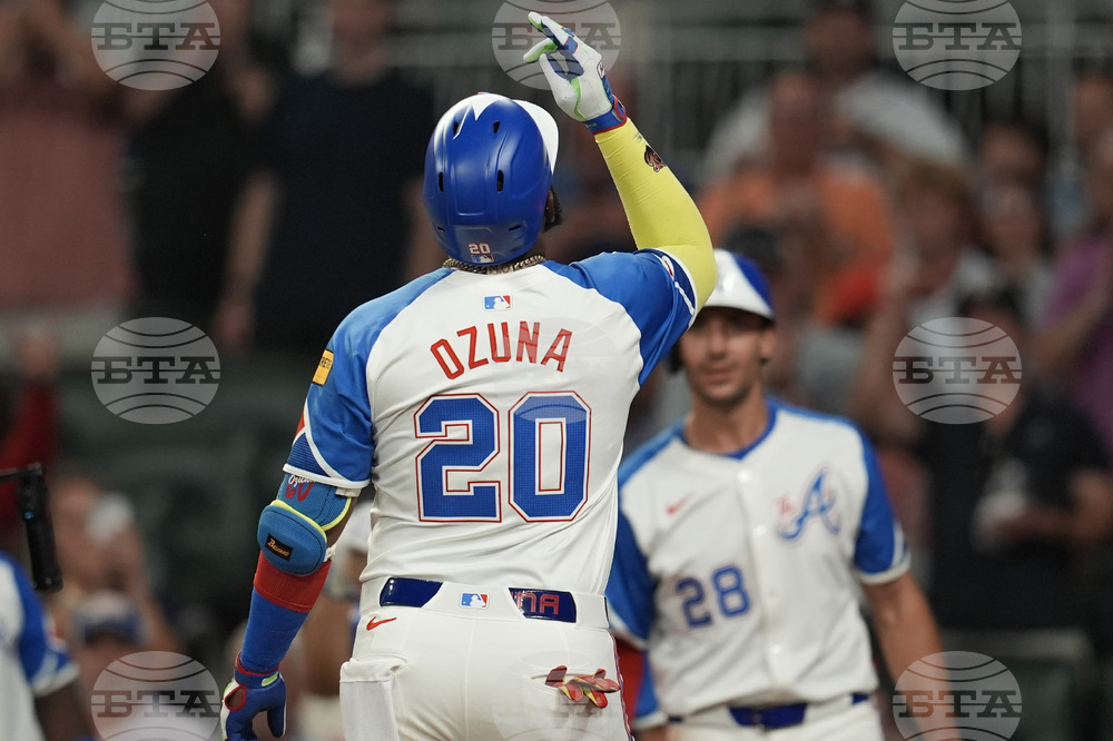Marlins Braves Baseball