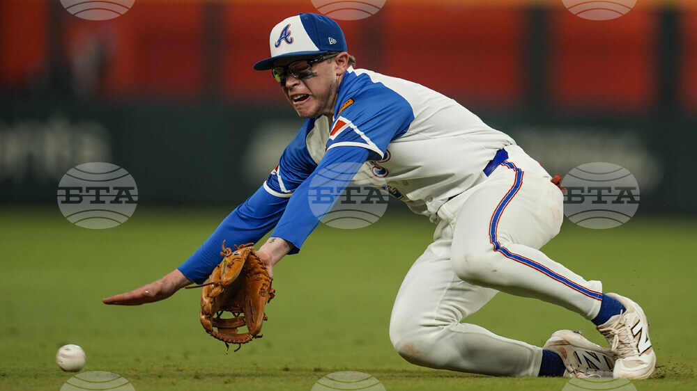 Marlins Braves Baseball