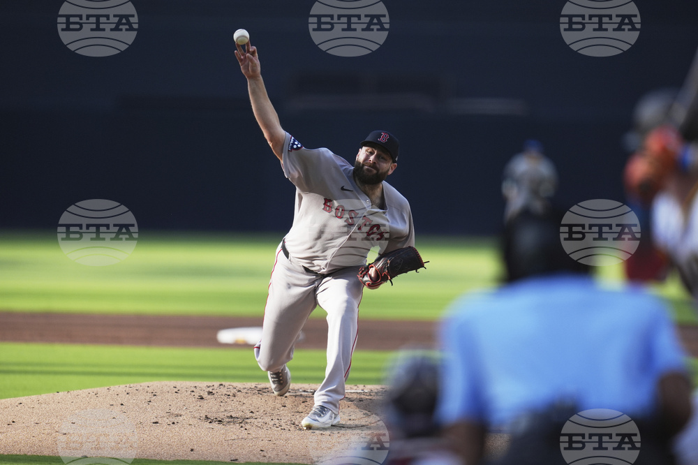Red Sox Padres Baseball