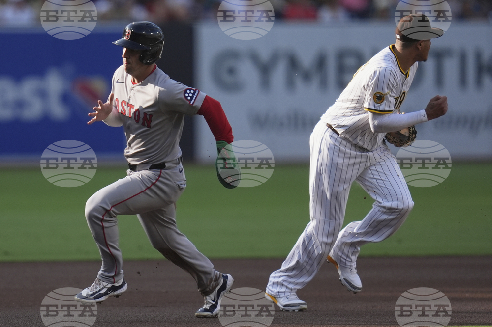 Red Sox Padres Baseball