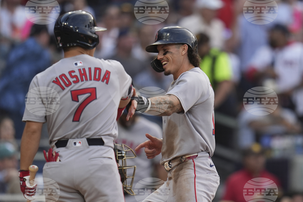 Red Sox Padres Baseball