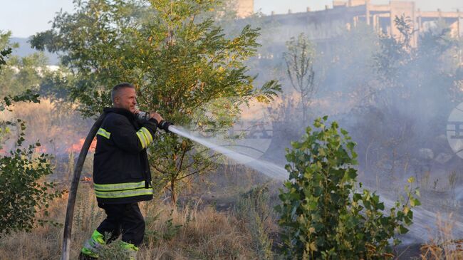Пожар е възникнал в землището на Угърчин 