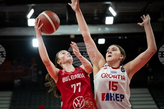 Националките по баскетбол до 20 години отстъпиха на Хърватия и се разминаха с класиране в Дивизия А