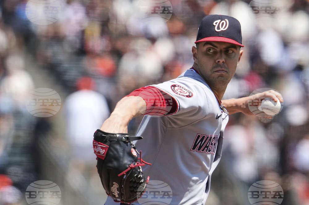 Nationals Giants Baseball