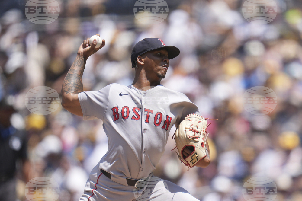 Red Sox Padres Baseball