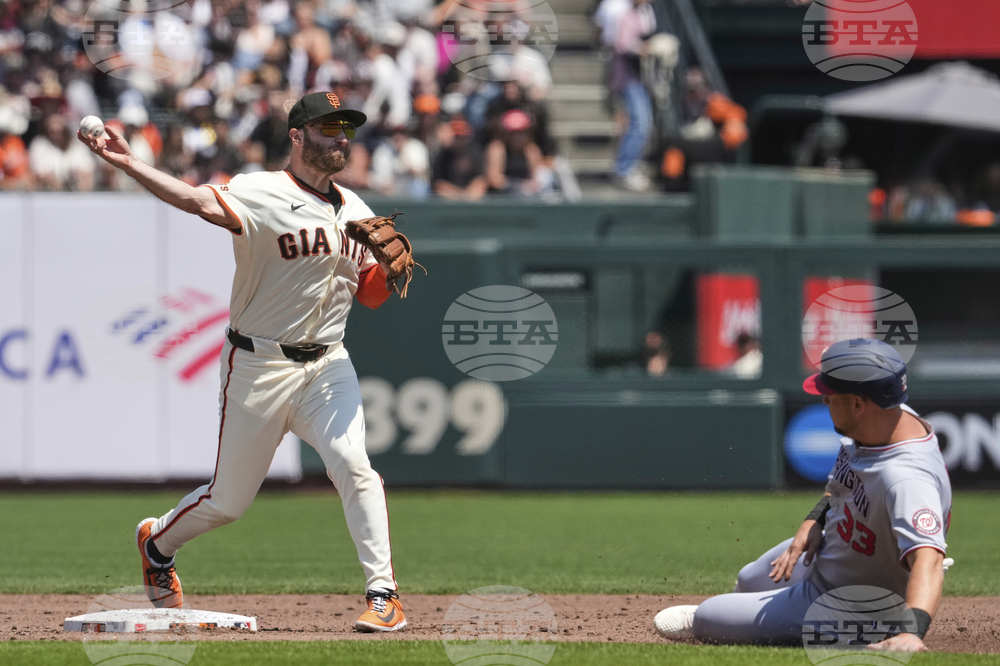 Nationals Giants Baseball