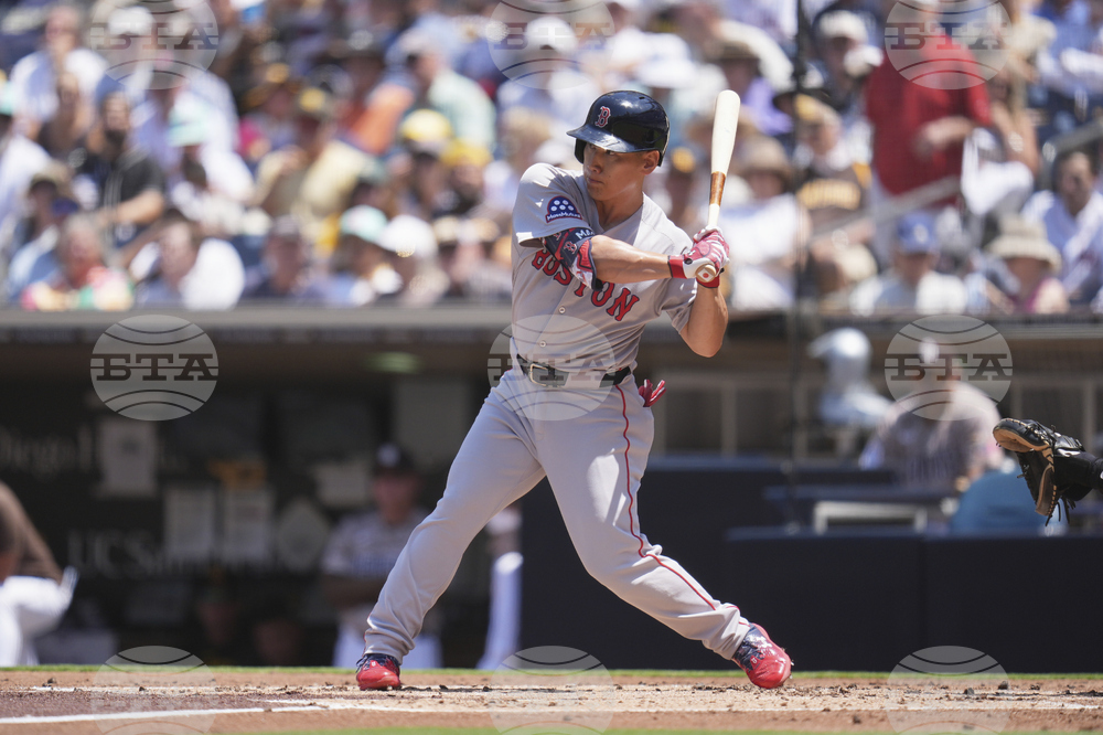 Red Sox Padres Baseball