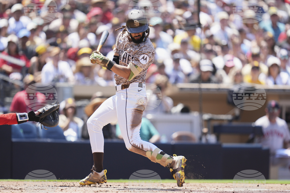 Red Sox Padres Baseball