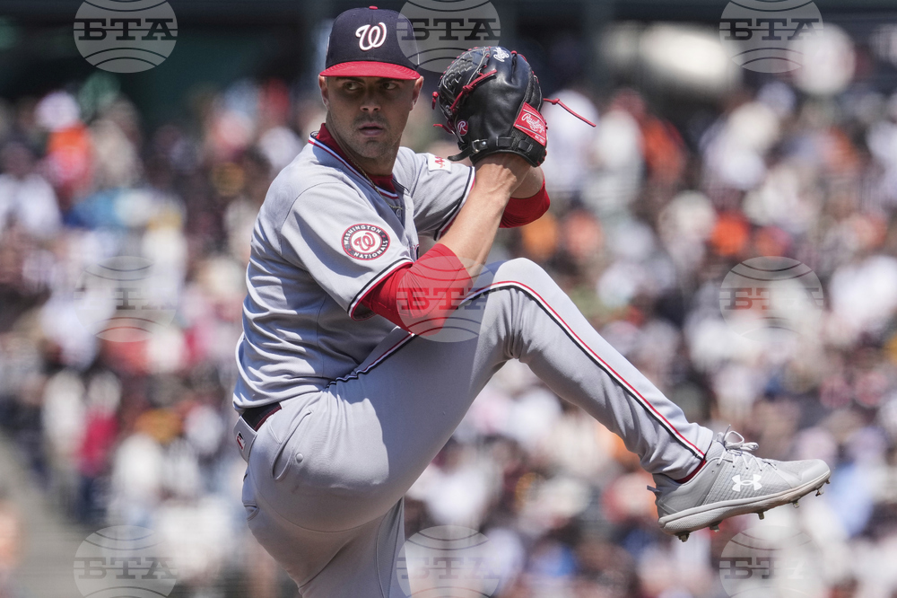 Nationals Giants Baseball