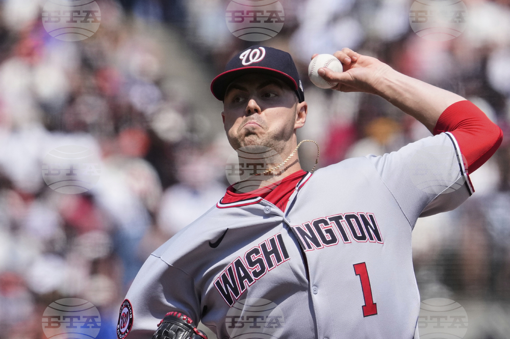 Nationals Giants Baseball