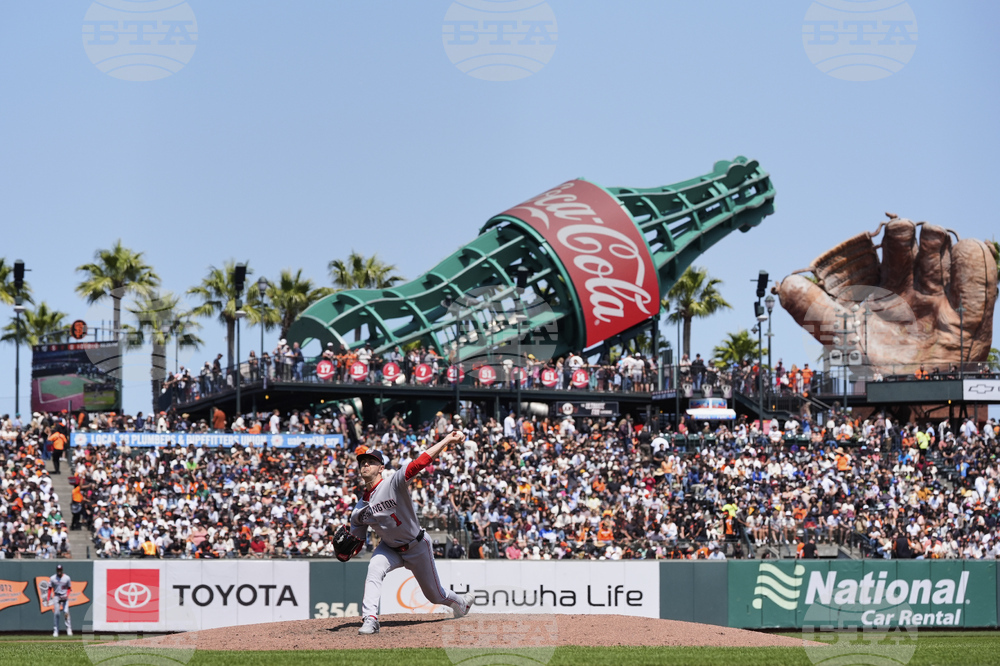 Nationals Giants Baseball