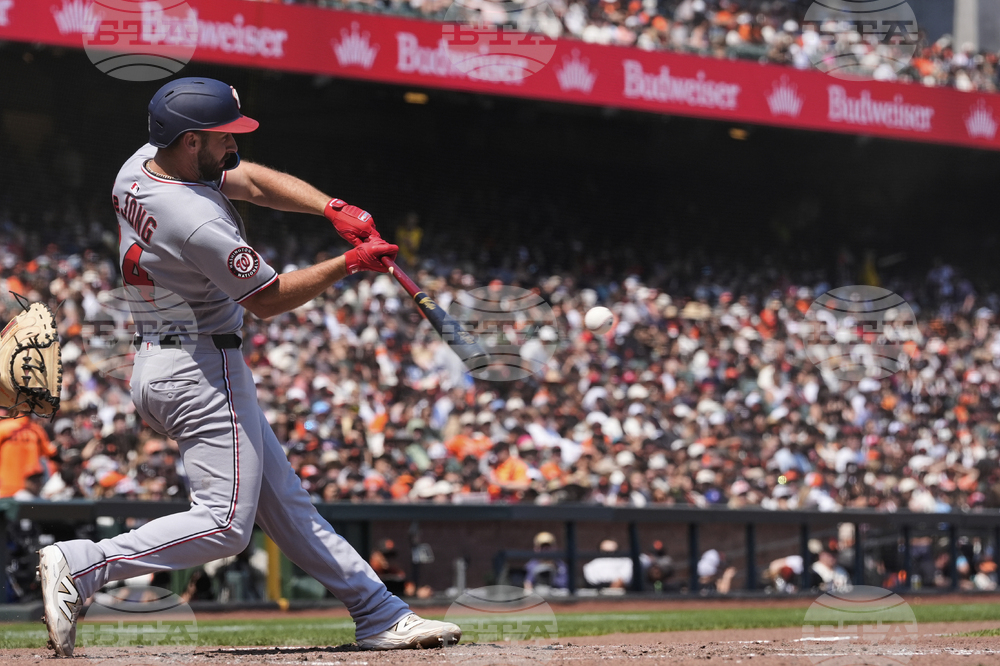 Nationals Giants Baseball