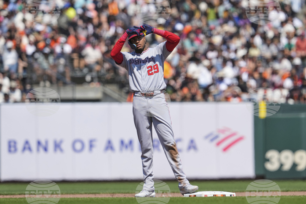 Nationals Giants Baseball