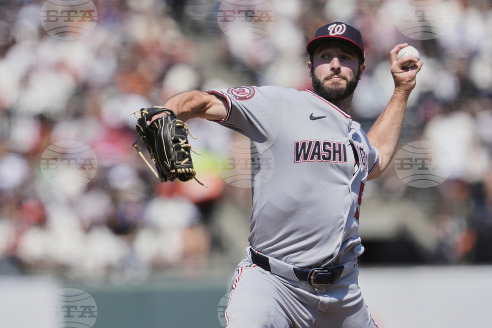 Nationals Giants Baseball