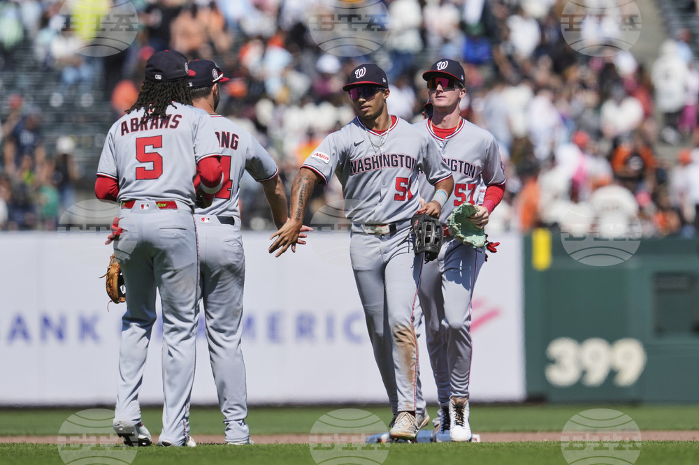 Nationals Giants Baseball
