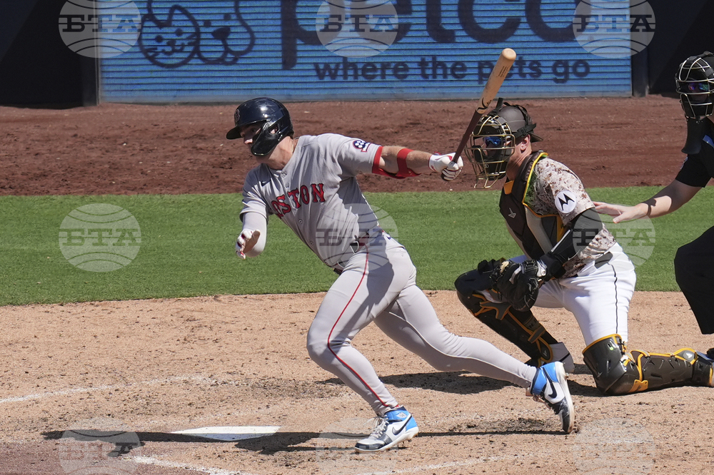 Red Sox Padres Baseball