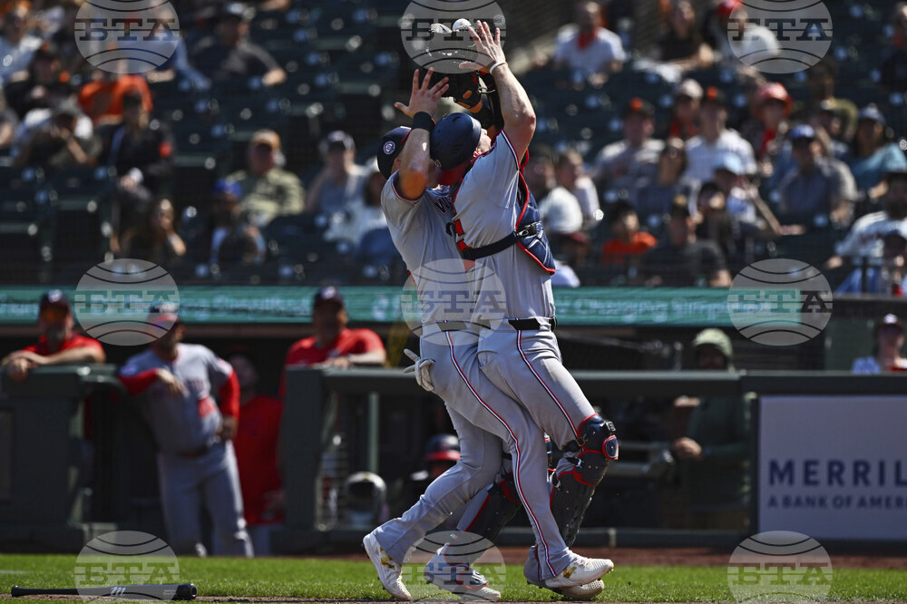 Nationals Giants Baseball