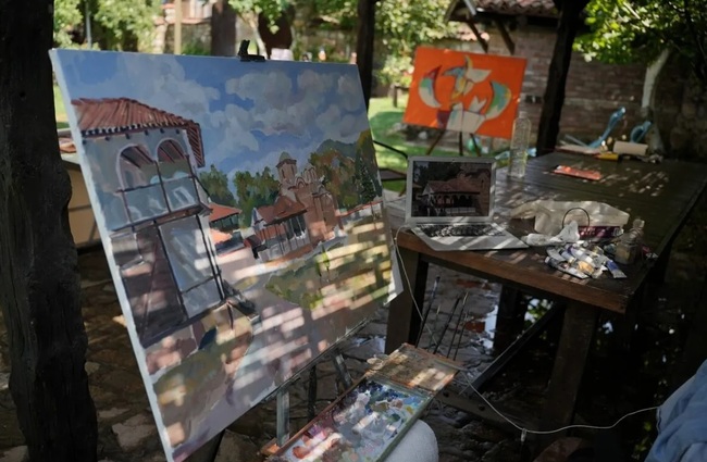 Международен художествен пленер „Погановски манастир“ се състоя в село Поганово, община Цариброд