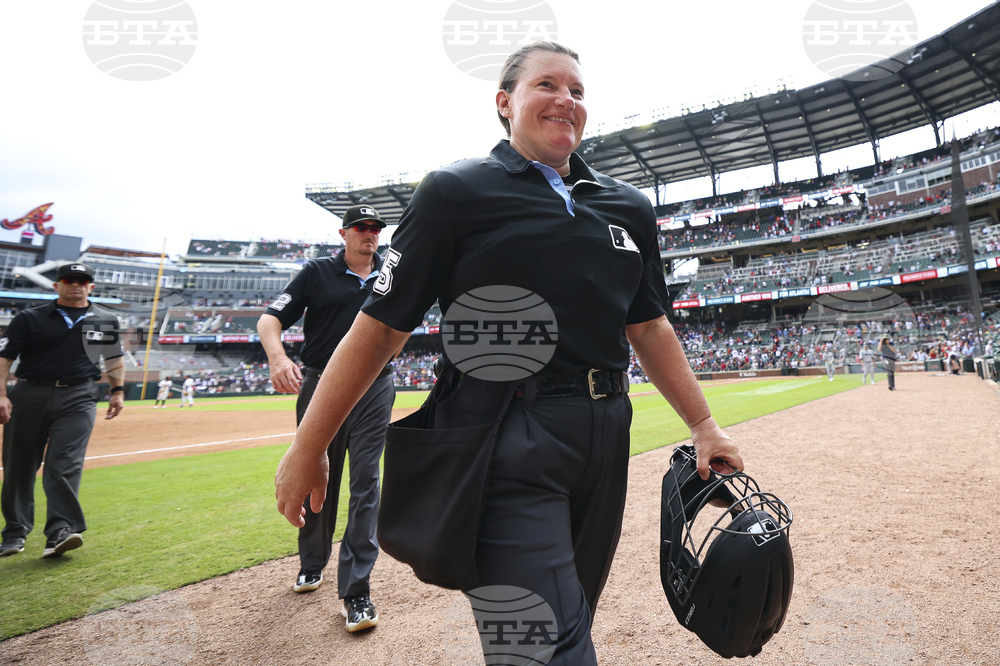 APTOPIX Marlins Braves Baseball