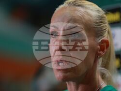 Национален отбор по волейбол - открита тренировка - Антонина Зетова