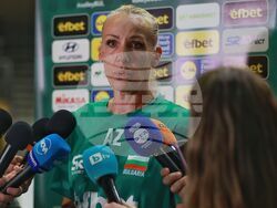 Национален отбор по волейбол - открита тренировка - Антонина Зетова