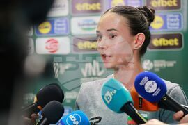 Национален отбор по волейбол - открита тренировка - Виктория Нинова