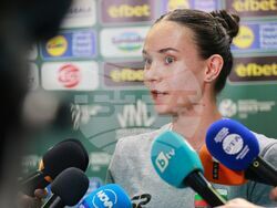 Национален отбор по волейбол - открита тренировка - Виктория Нинова