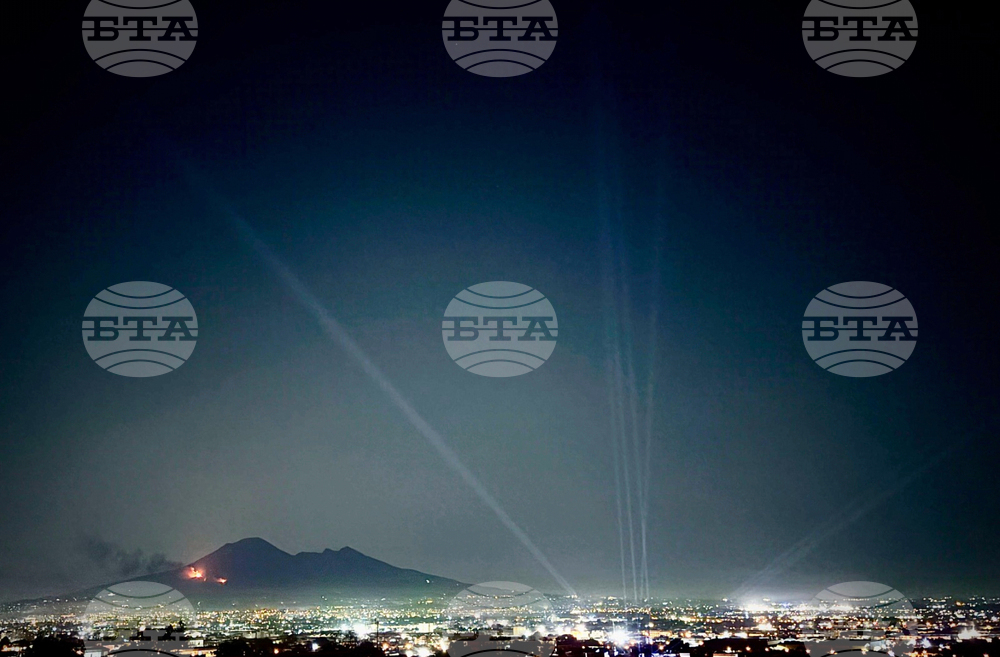 Italy Volcano Fire