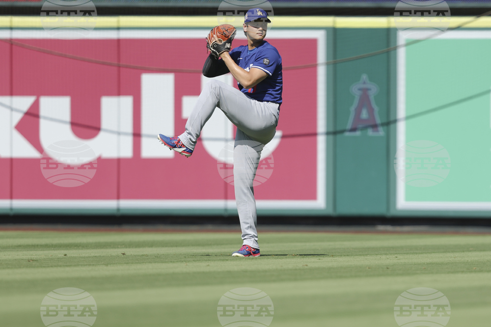 Dodgers Angels Baseball