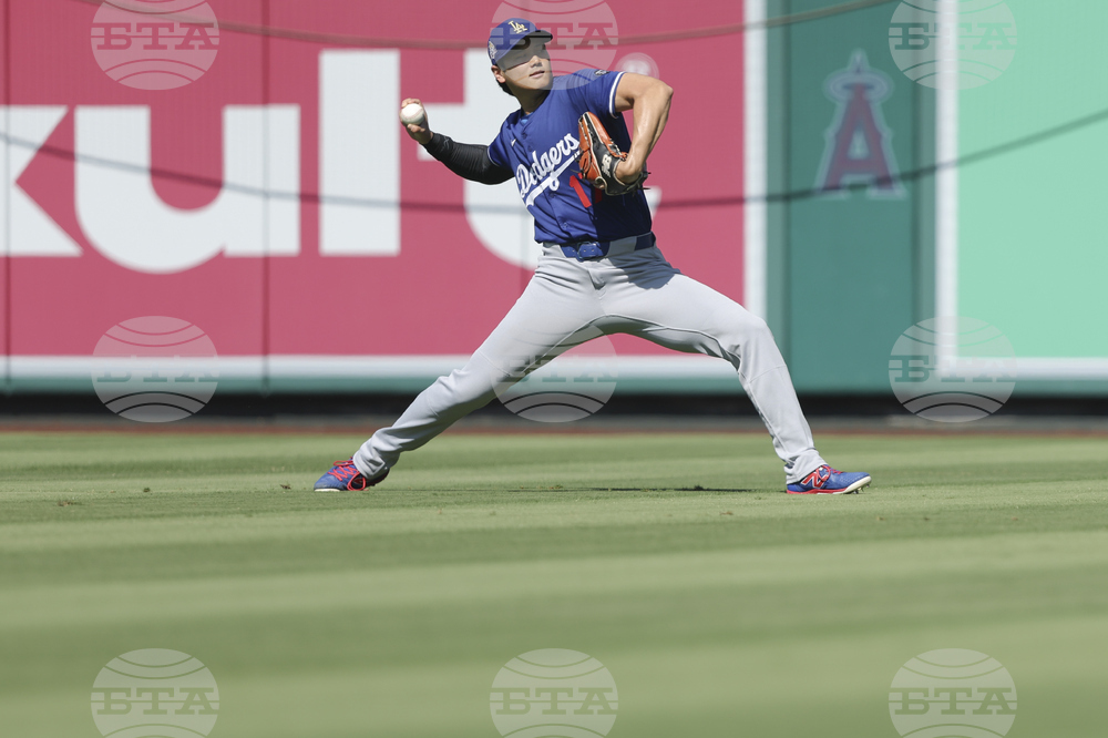 Dodgers Angels Baseball