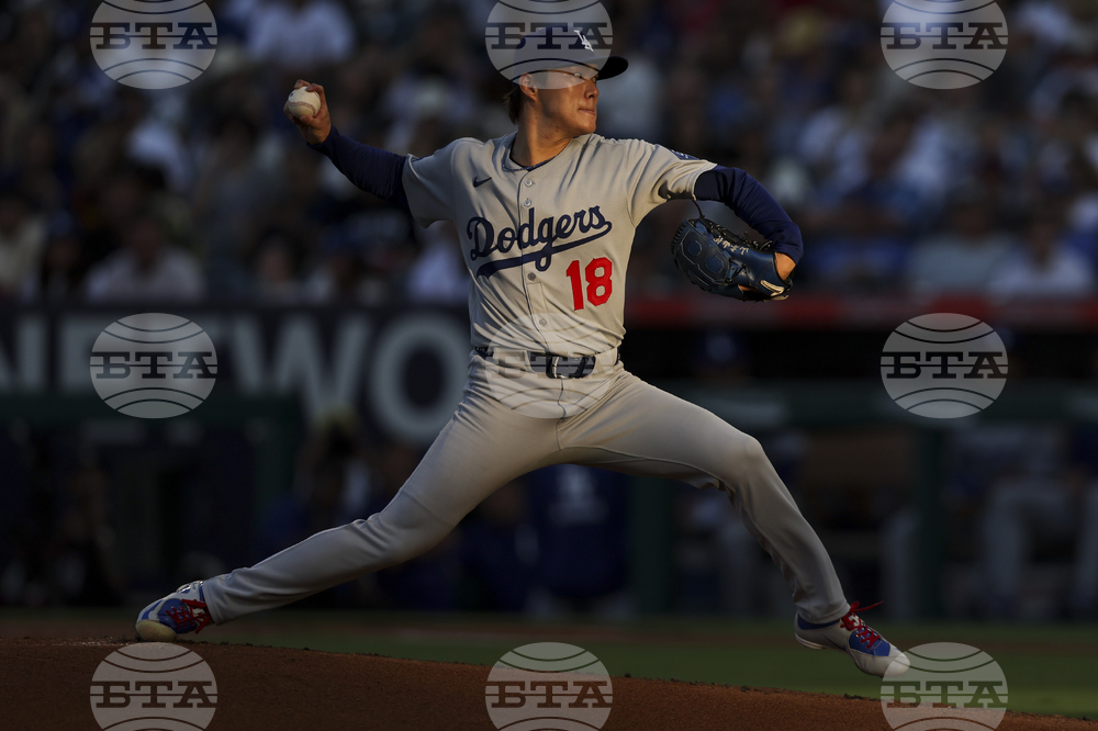 Dodgers Angels Baseball