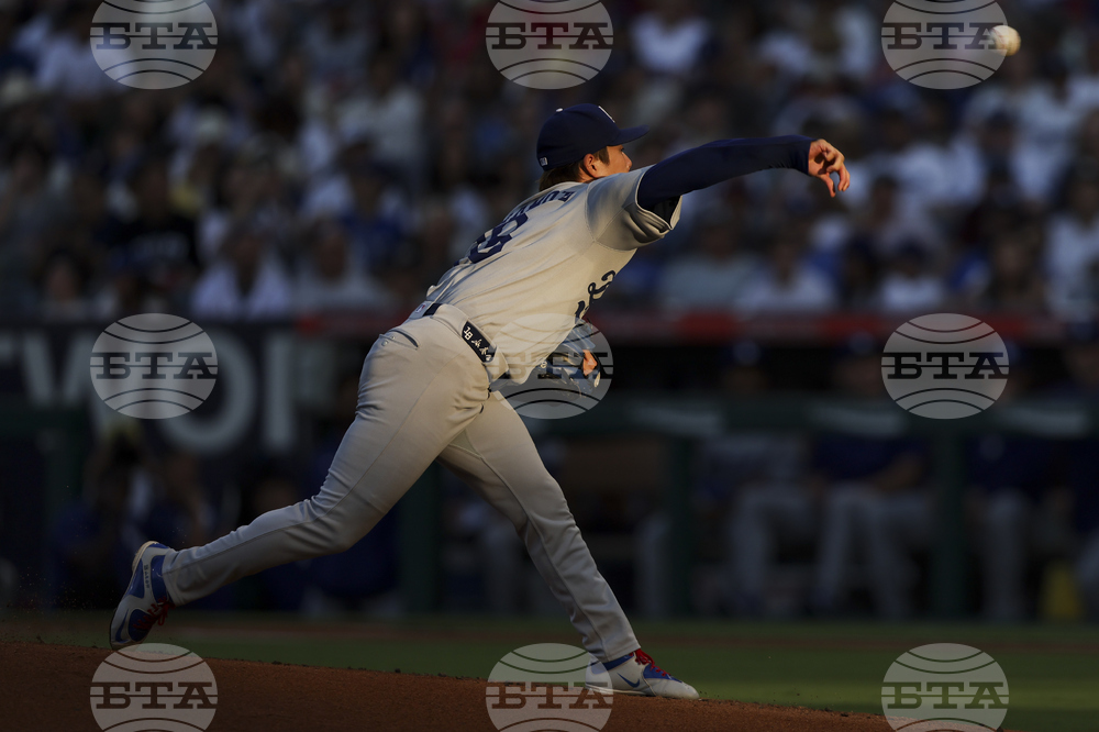 Dodgers Angels Baseball