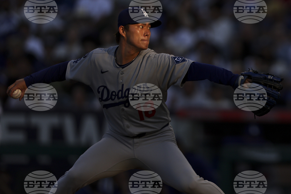 Dodgers Angels Baseball