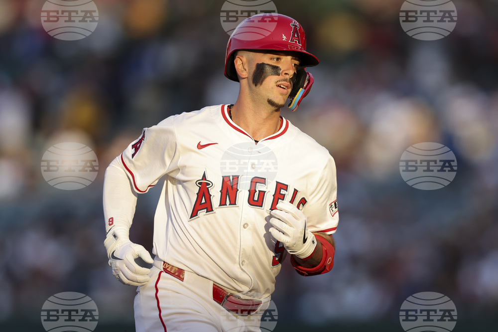 Dodgers Angels Baseball