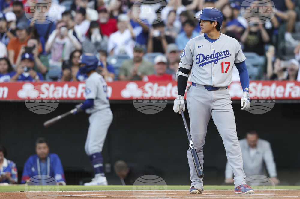Dodgers Angels Baseball