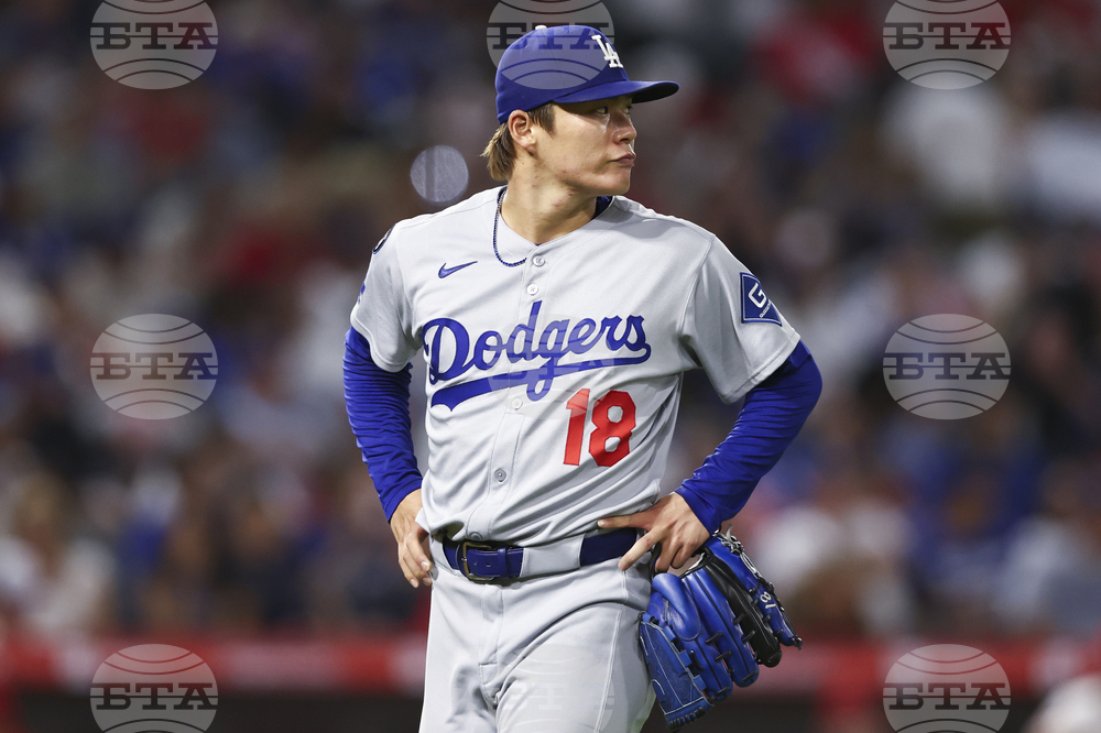 Dodgers Angels Baseball
