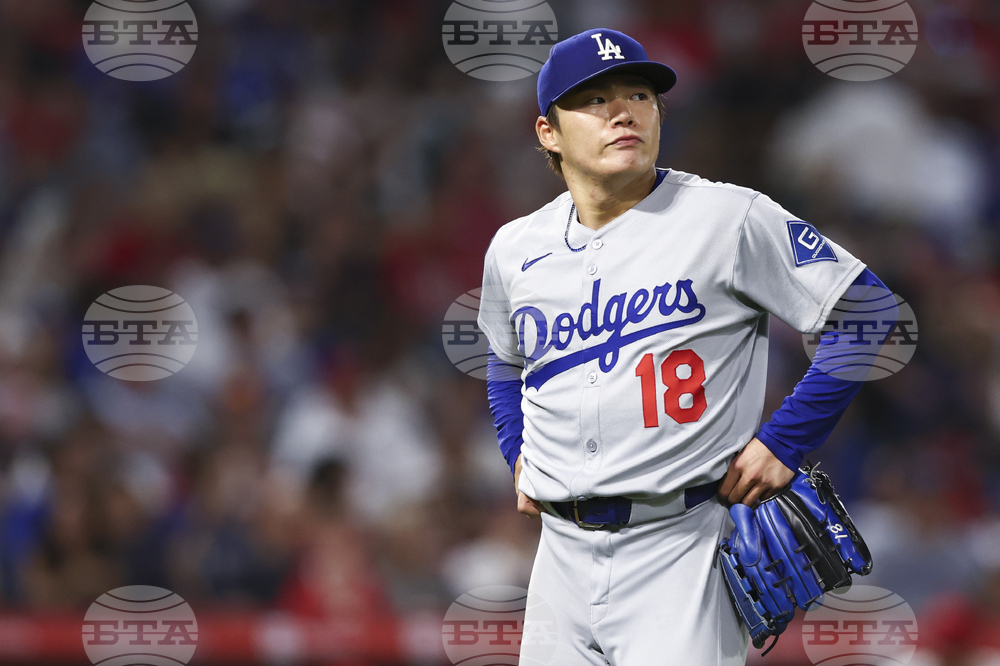 Dodgers Angels Baseball