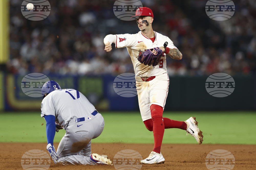 Dodgers Angels Baseball
