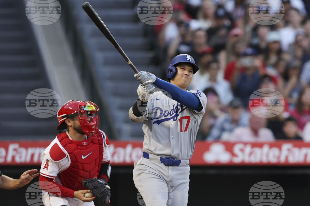 Dodgers Angels Baseball