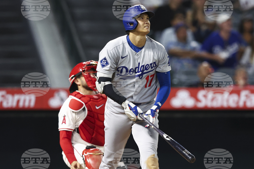 Dodgers Angels Baseball