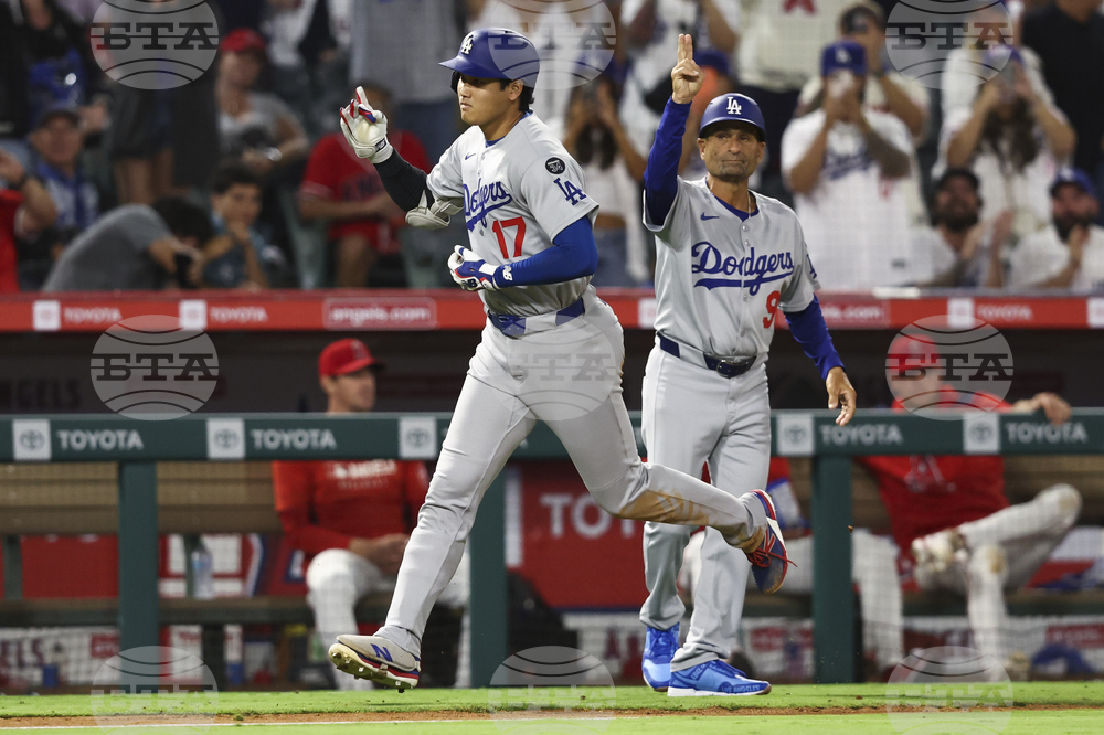 Dodgers Angels Baseball