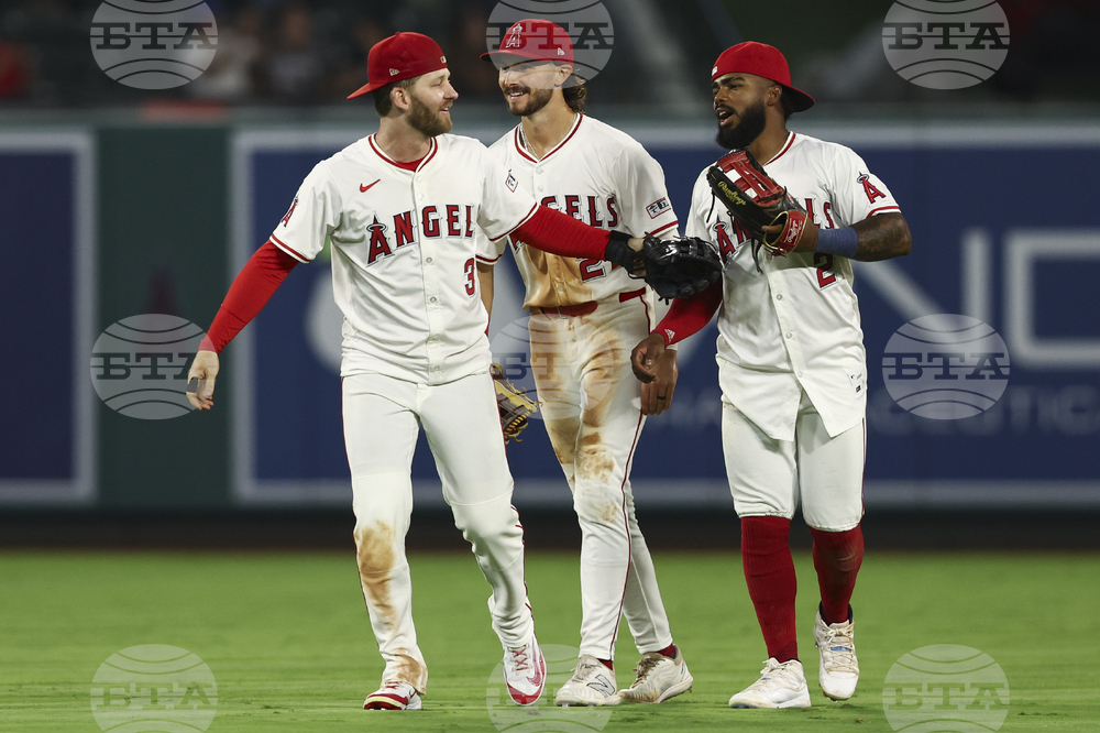 Dodgers Angels Baseball