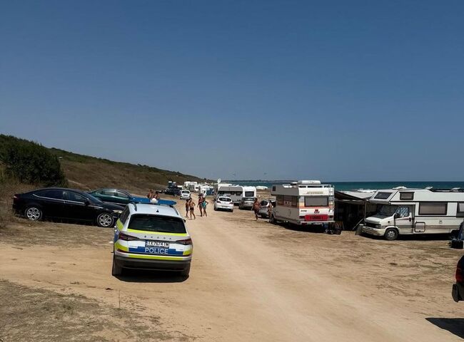 Над 100 глоби за неправилно паркиране са наложени при проверките по Северното Черноморско крайбрежие