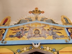 Нови чифлик - стенописи - храм - празник